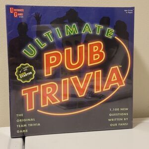 New Ultimate Pub‎ Trivia Game 4 + Players Age 12 and up